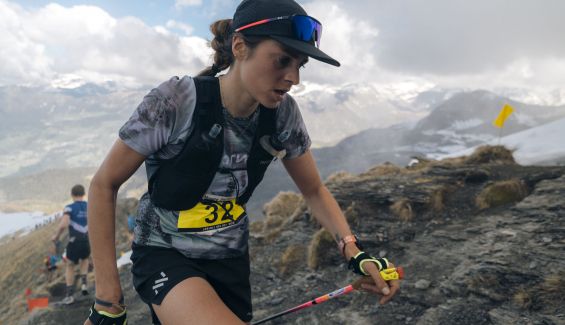 Lucille Germain en un momento de la competición Foto: Merrell Skyrunner® World Series Lucille Germain en un momento de la competición Foto: Merrell Skyrunner® World Series