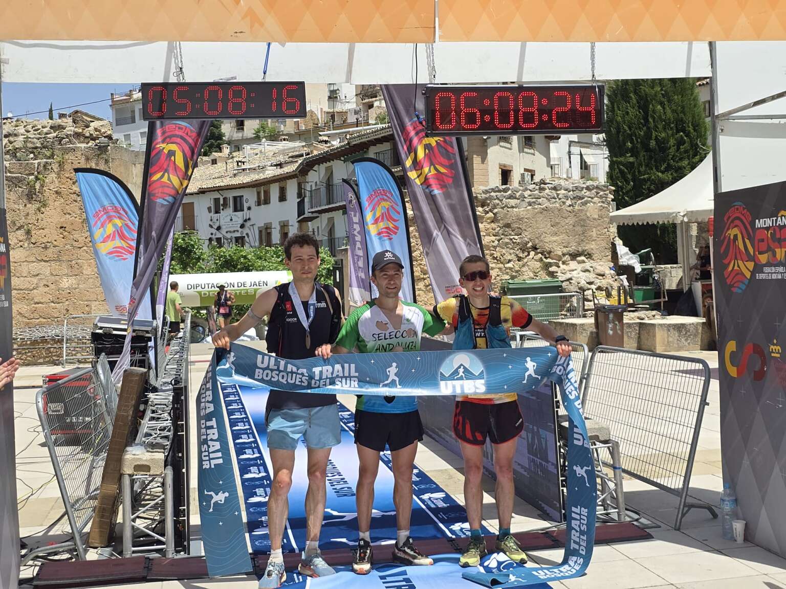 Podio masculino Campeonato de España de ultra