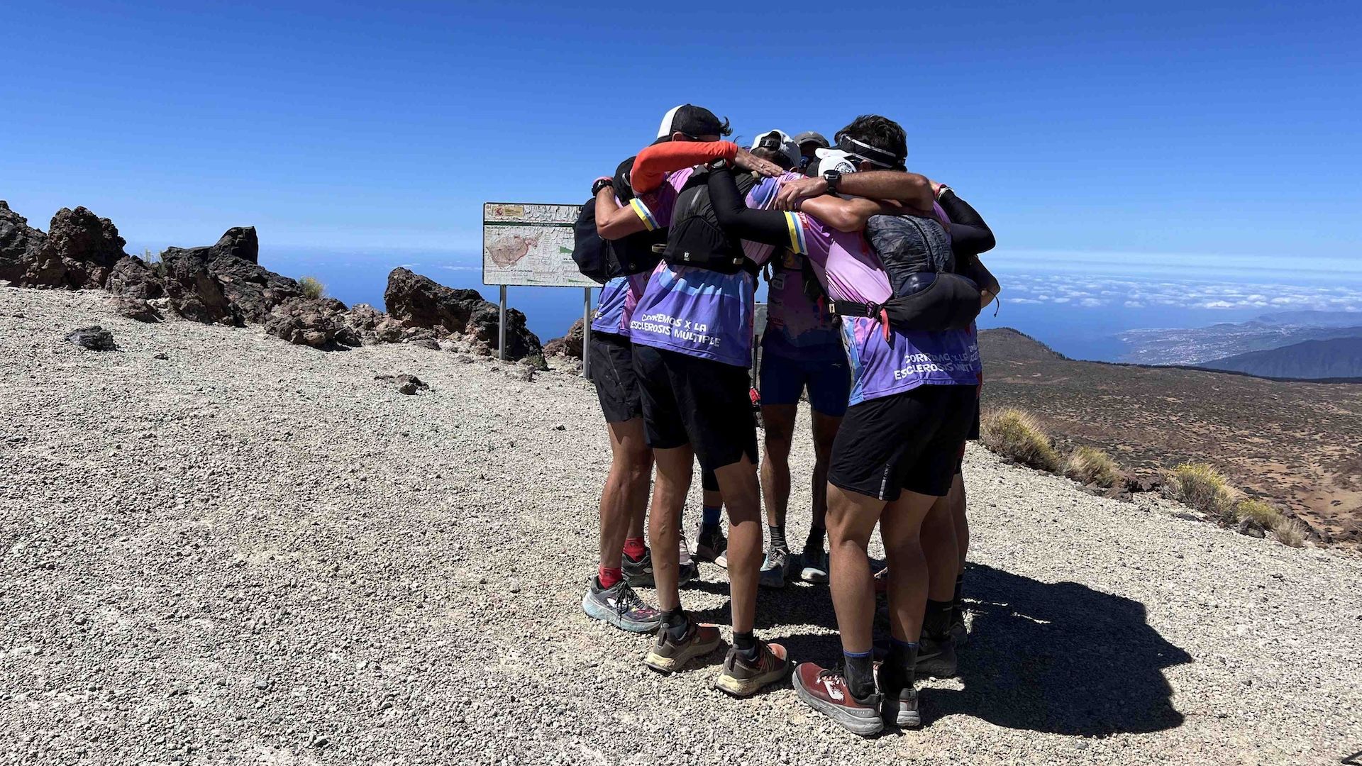 Un Camino de Santiago diferente: 800 kilómetros sin parar contra la Esclerosis Múltiple