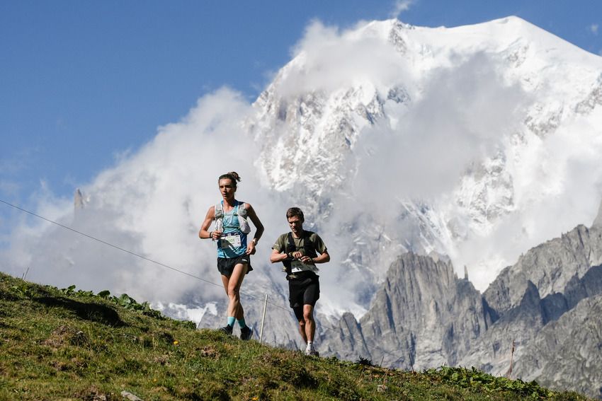 Francesco Puppi liderando la CCC ©UTMB2025
