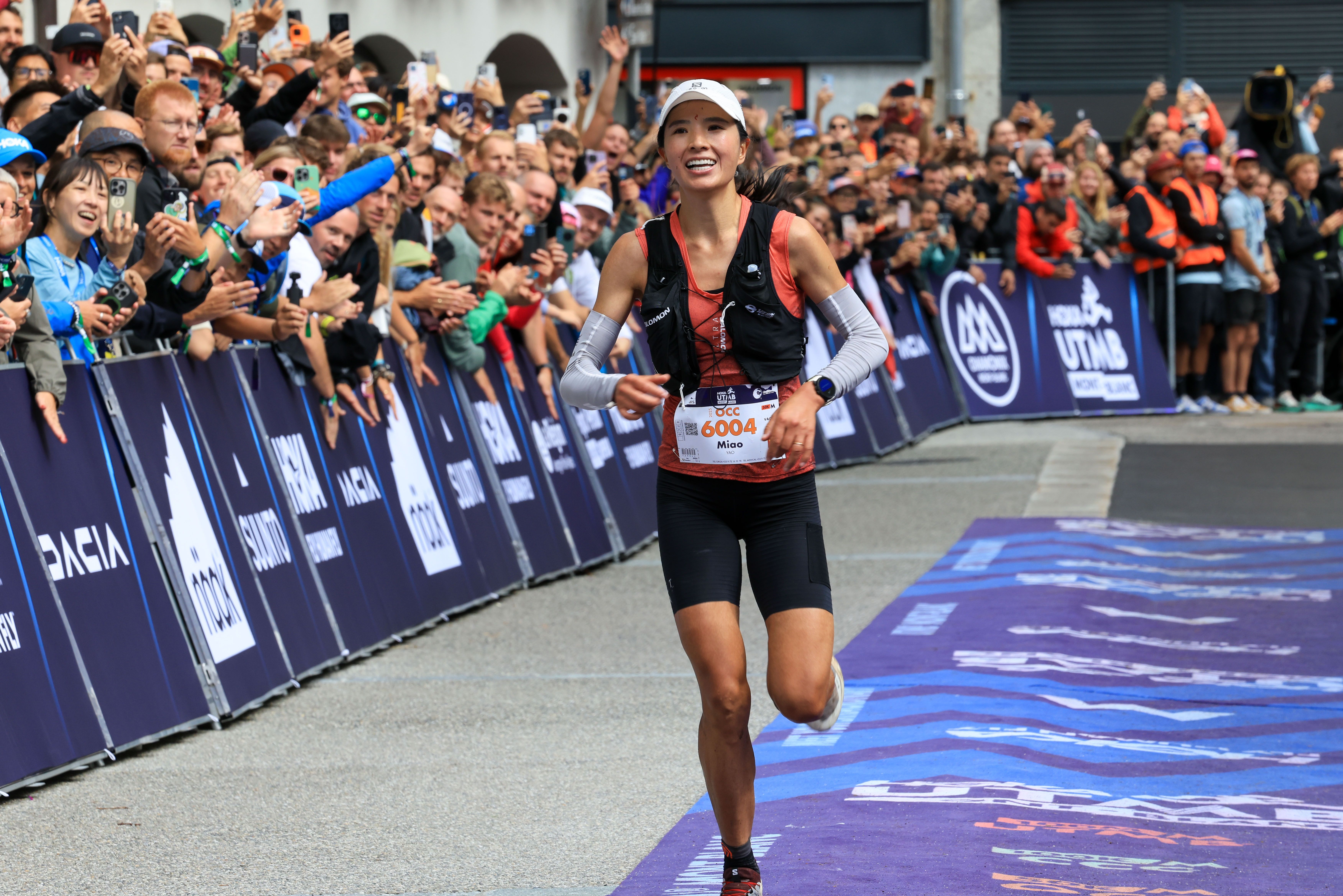 Miao Yao ganadora oficial de la OCC 2025. Foto ©️UTMB