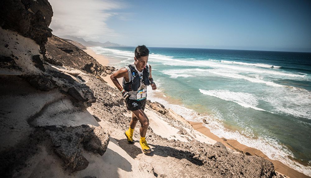 Etapa 1 Half Marathon des Sables Fuerteventura 2019.  Fotografías Alexis Berg