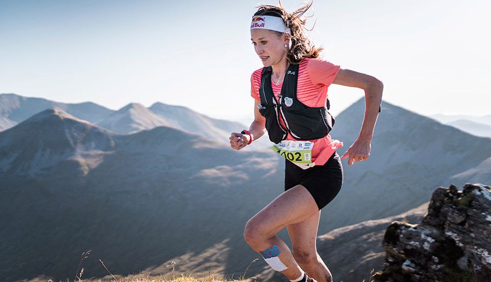 Judith Wyder ganadora de Ring of Steall Skyrace 2019. Fotografía Jordi Saragossa