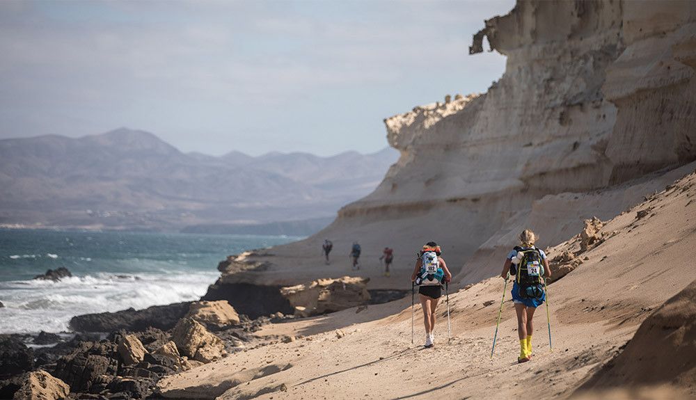 Crónica Etapa 2 Half Marathon des Sables Fuerteventura 2019. Fotografía Alexis Berg