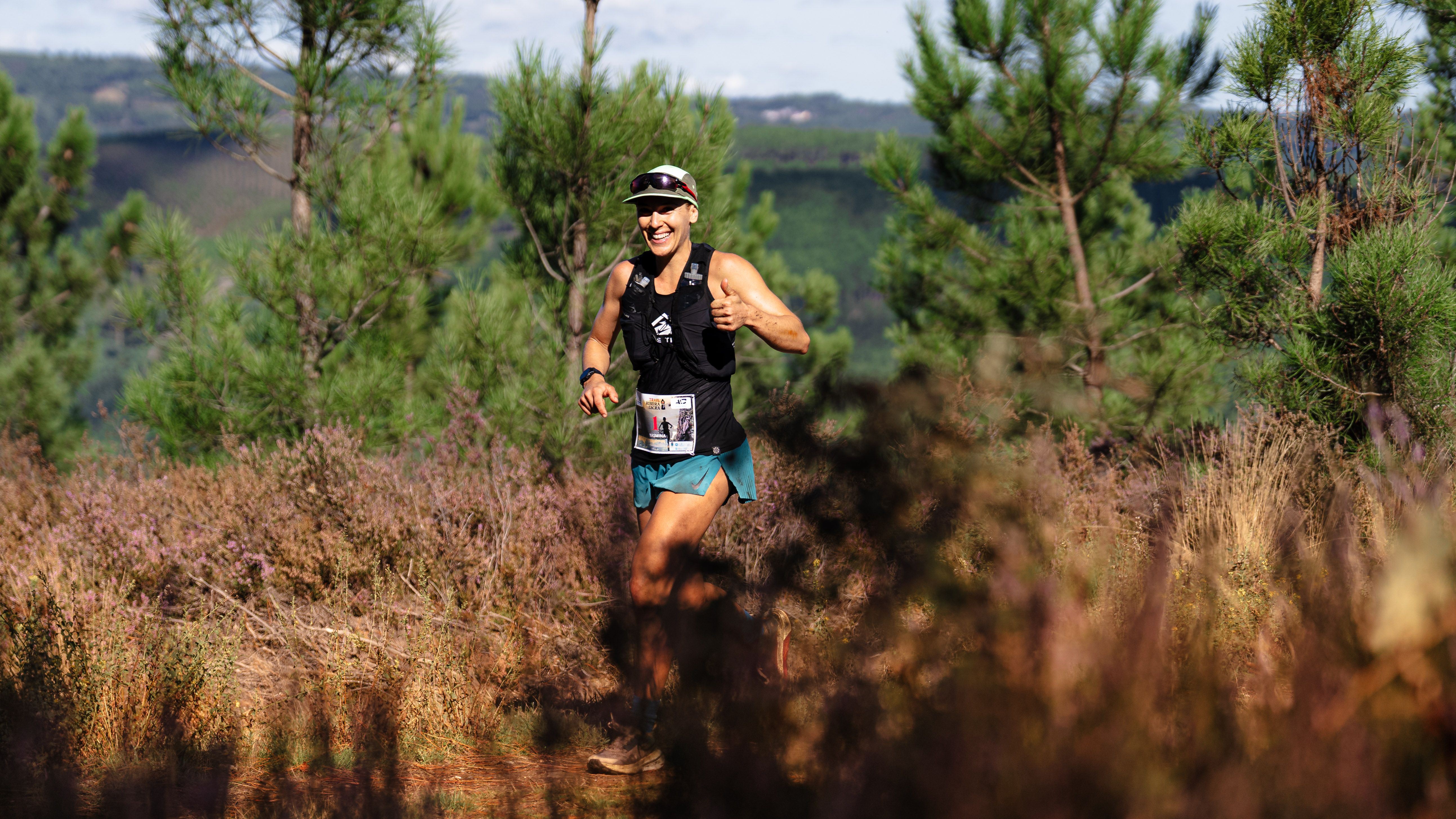 Yasmina Castro busca el triplete en Trail Ribeira Sacra. Foto TRS 24 ©️Miguel Rua
