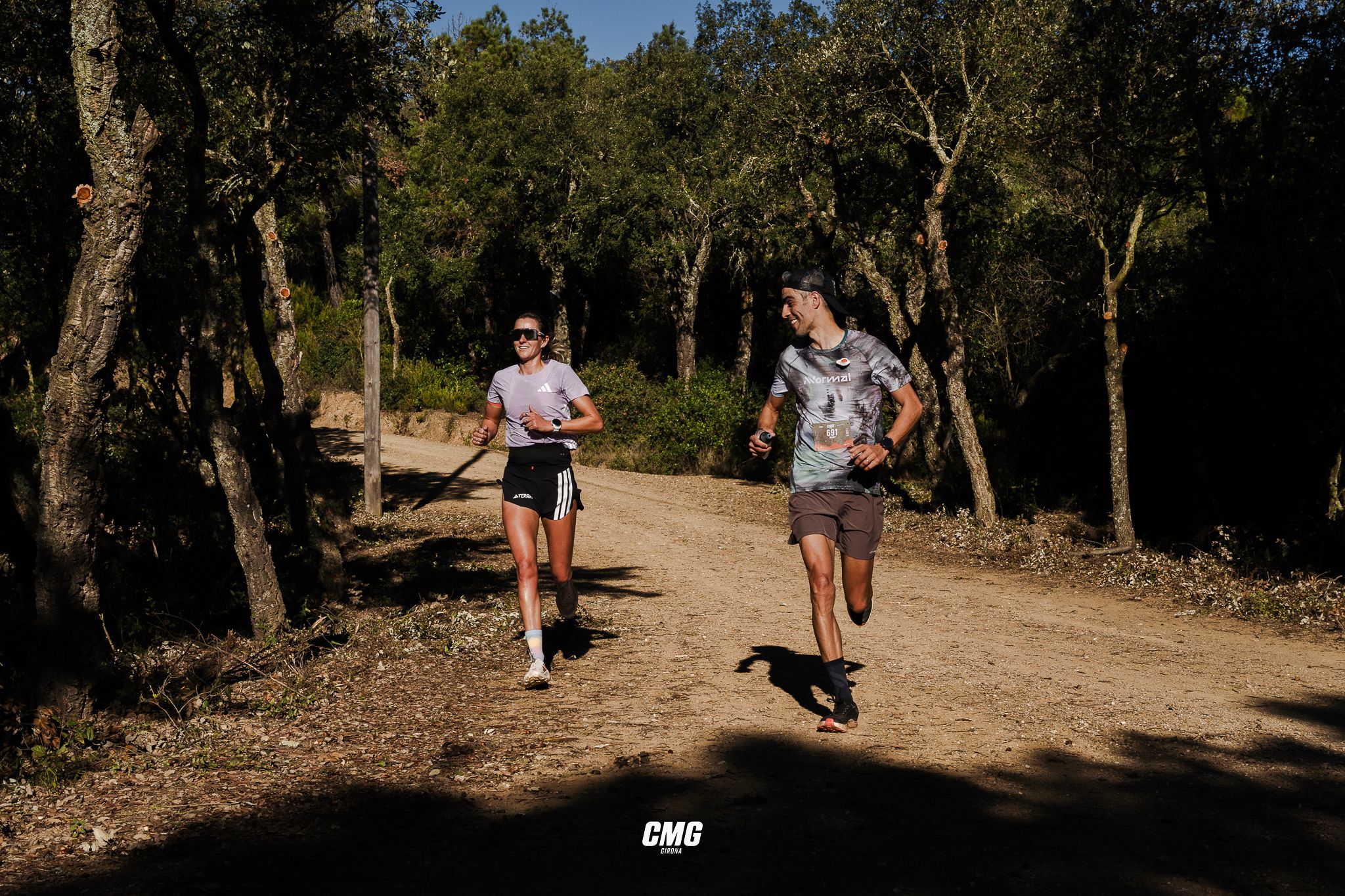 Corredores disfrutando de la CMG