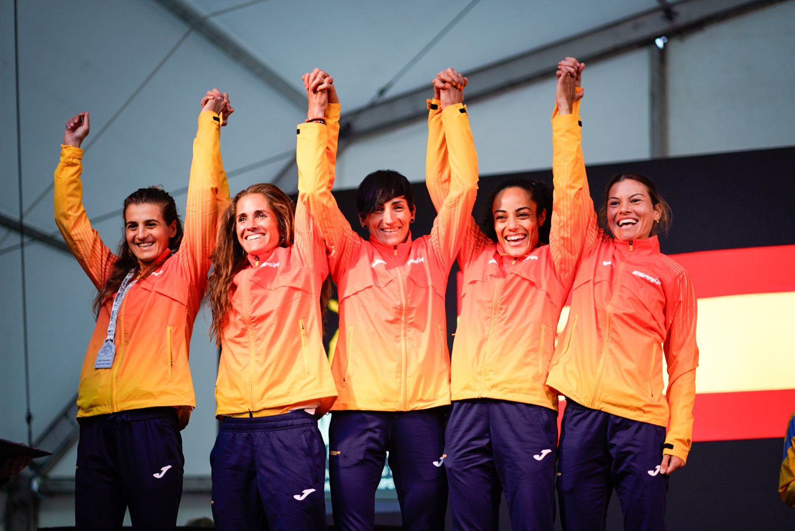 podio femenino Short Trail mundial