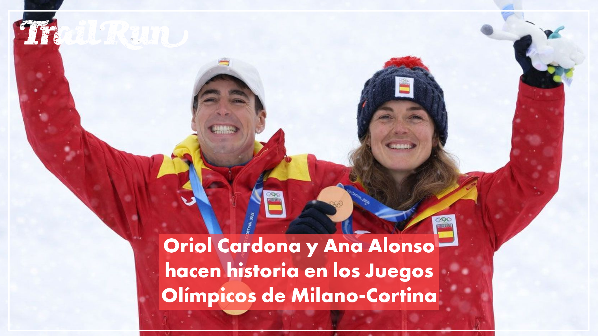 Oriol Cardona y Ana Alonso hacen historia en las Olimpiadas de Cortina. Fotos COE