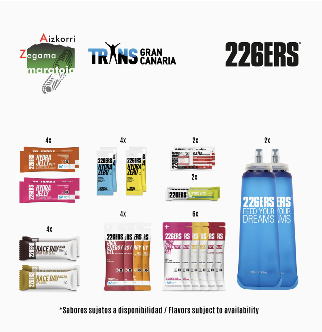 Pack TRAIL especial para TransGranCanaria y Zegama Maratoia Aizkorri