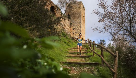 Una corredora de la prueba Haciendo Sed.@delaiglesia