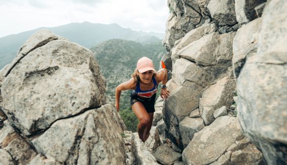 Sara Alonso en la carrera de ayer. Foto: Nacho Gimeno. 