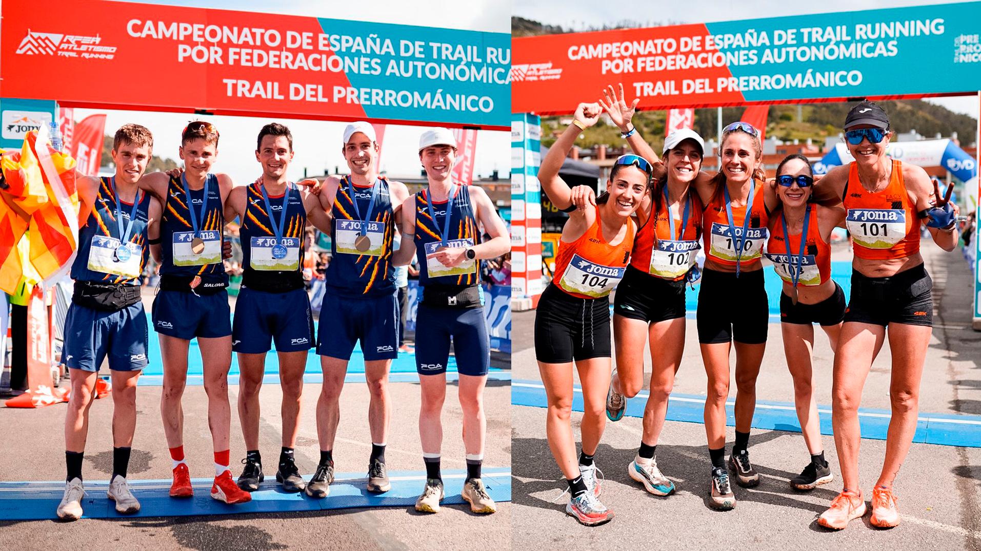 Oviedo campeonesTrail FFAA Foto José Miguel Muñoz