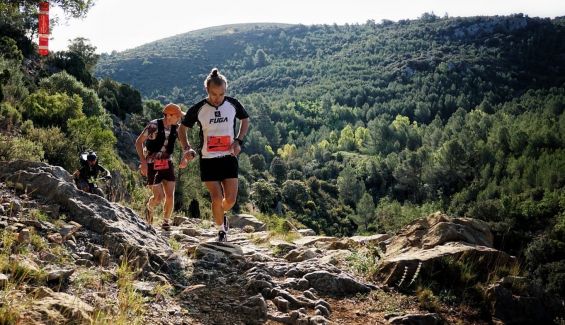 Canales y Dakota en plena acción ©️Penyagolosa 