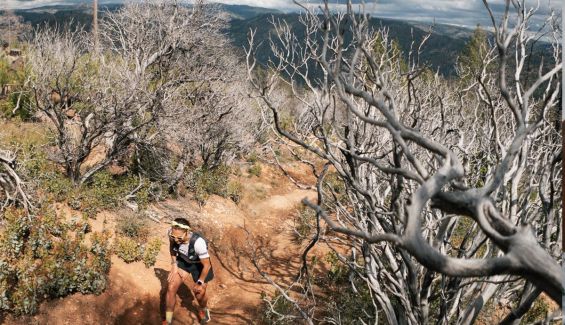 Aroa en un momento de carrera. Foto: Miguel Rúa