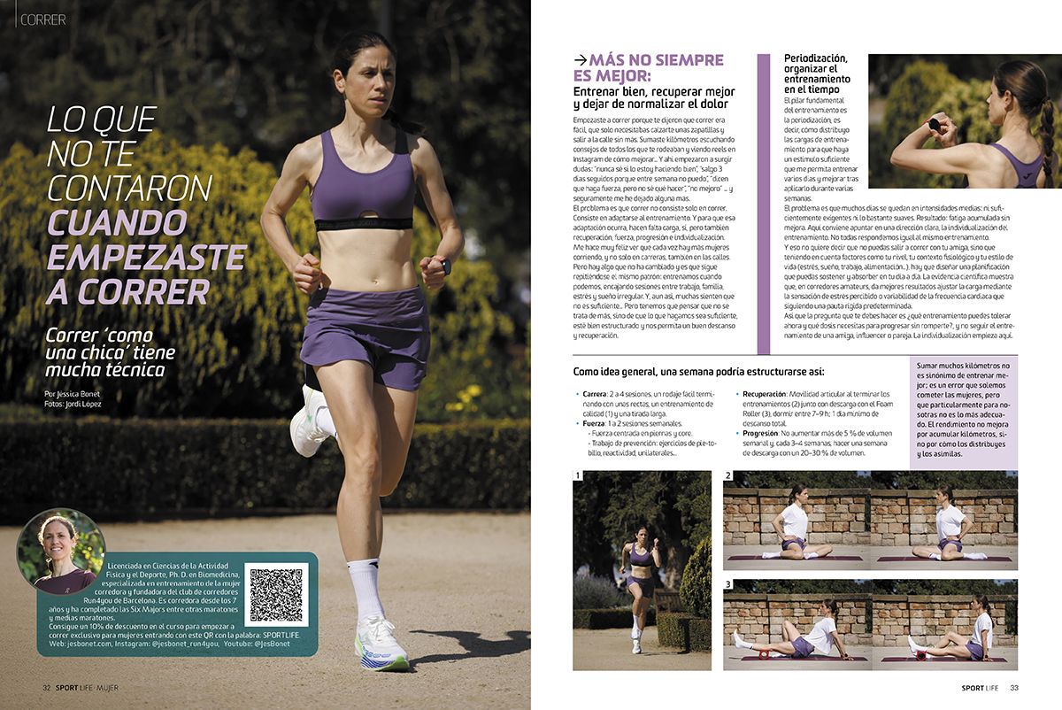 Jéssica Bonet nos cuenta como entrenadora, lo que no nos contaron cuando empezamos a correr en Sport Life Mujer 24