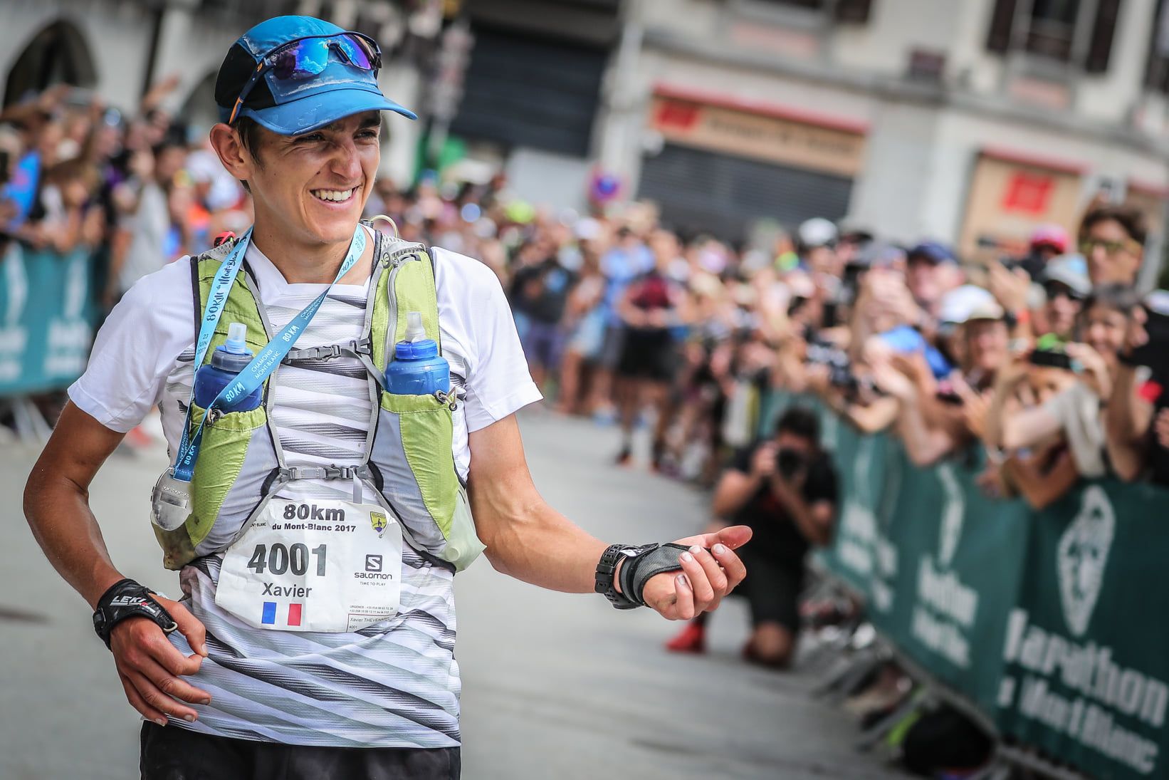 Xavier Thevenard en Marathon du Mont-Blanc 2017 ©️Marathon du Mont-Blanc