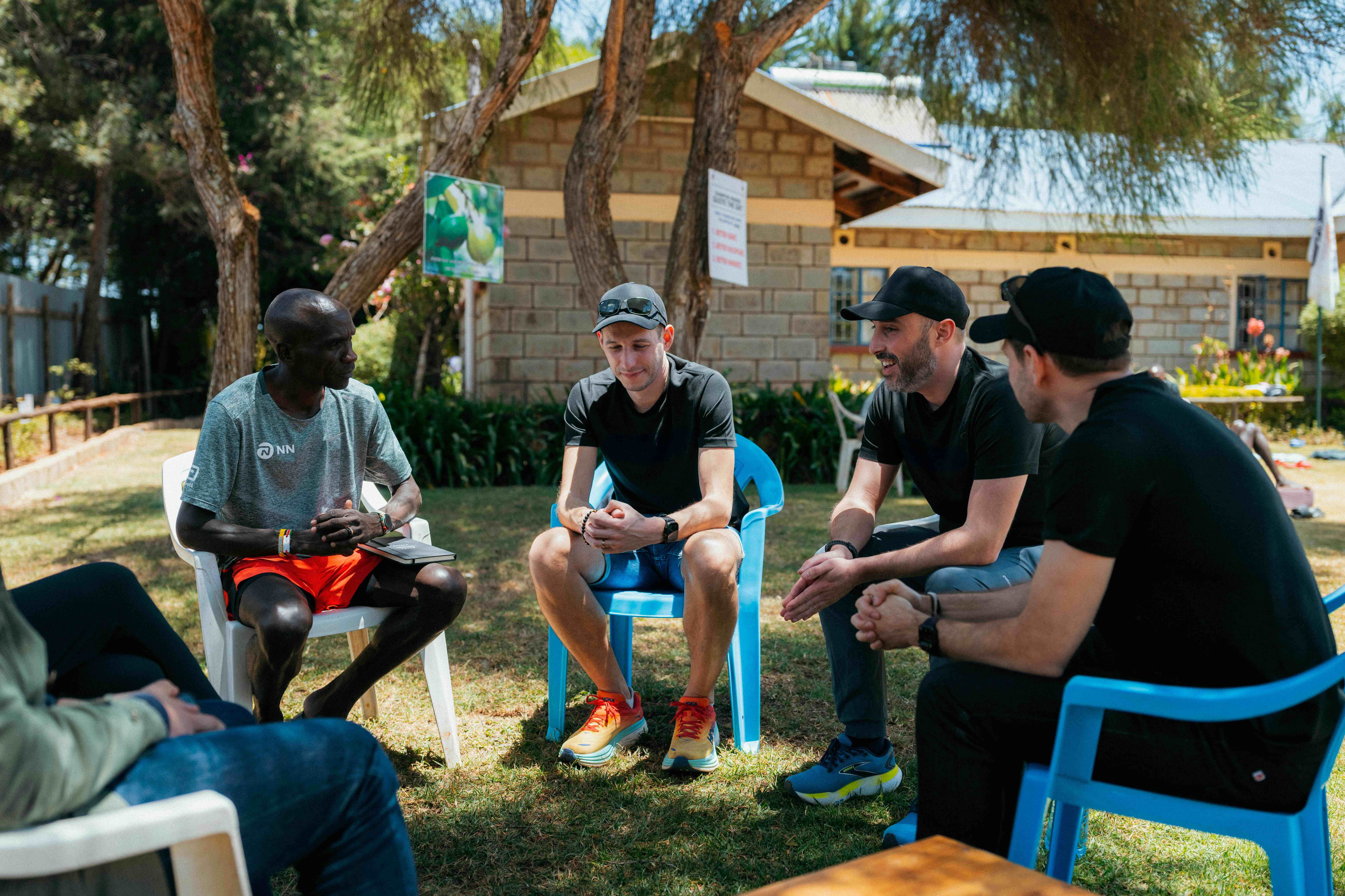 Kaptagat Camp in Kenya, meeting with Eliud