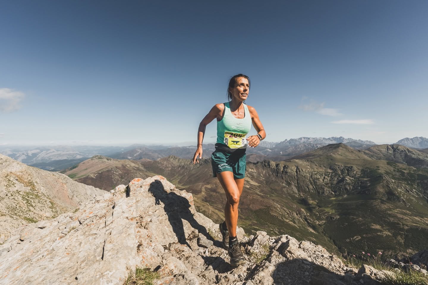 Gemma Arenas en un lance de Riaño Trail Run 2026