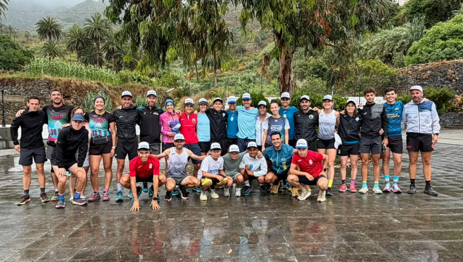Concentración de la selección en La Gomera