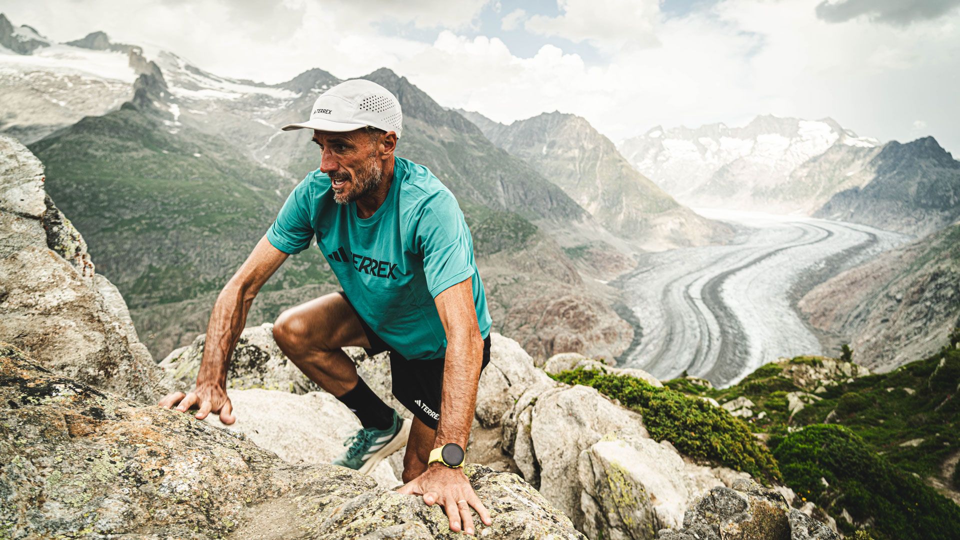 La experiencia de Chema Martínez en el gran Glaciar del Aletsch