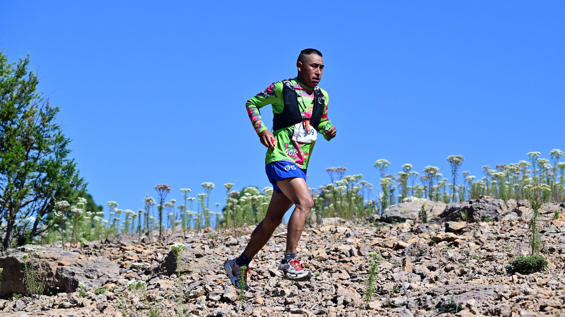Reyes Giltro Satevoi, uno de los corredores raramuri que estará en UTMB 