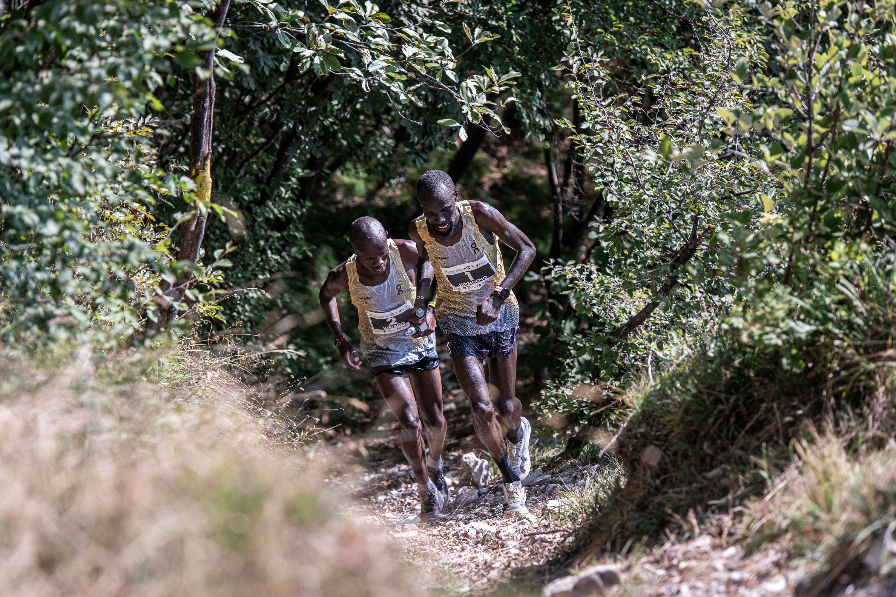 Kiriago y Kipngeno en un momento del trofeo ©WMRA