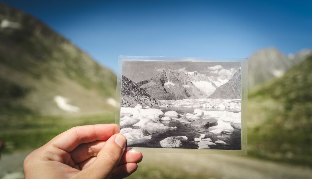 Recurso foto en Blanco y negro glaciar