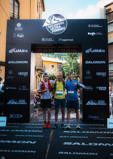 Podio masculino Salomon Ultra Pirineu 2026 c gravacs