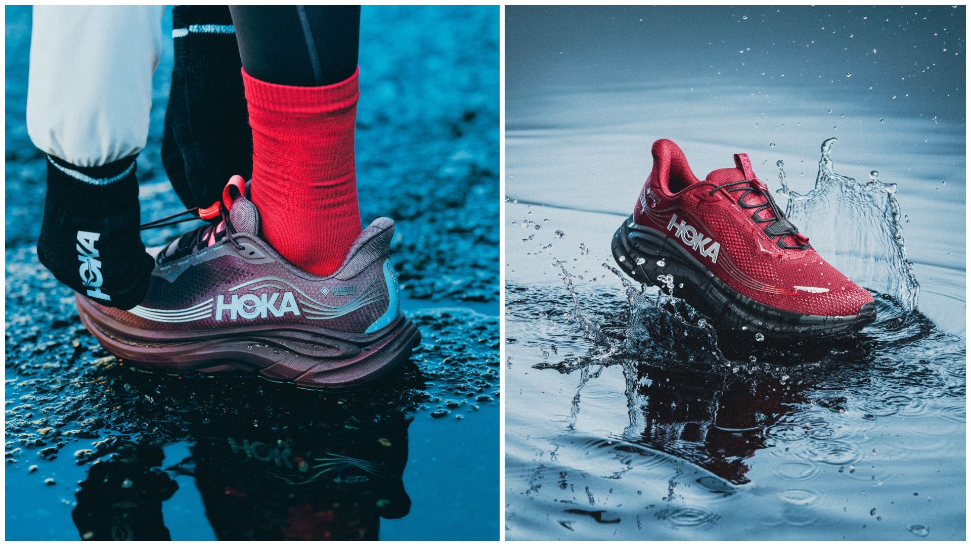 Las dos opciones de Hoka en asfalto y Trail con Gore Tex para este otoño invierno