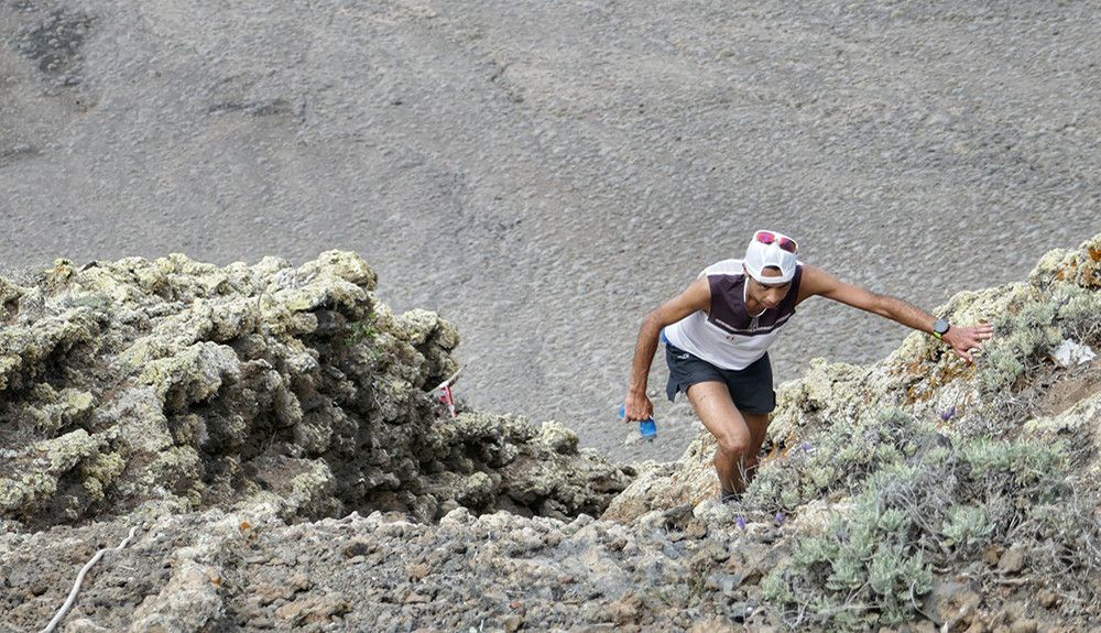 Cristofer Clemente gana la ultra de Haría Extreme Lanzarote y se hace con la Spain Ultra Cup XL. Fotografía Cristobal Colon 