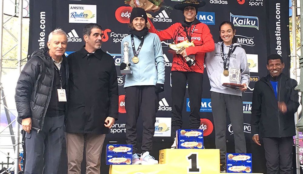 Gisela Carrión se sube al podio de la Behobia-San Sebastián 