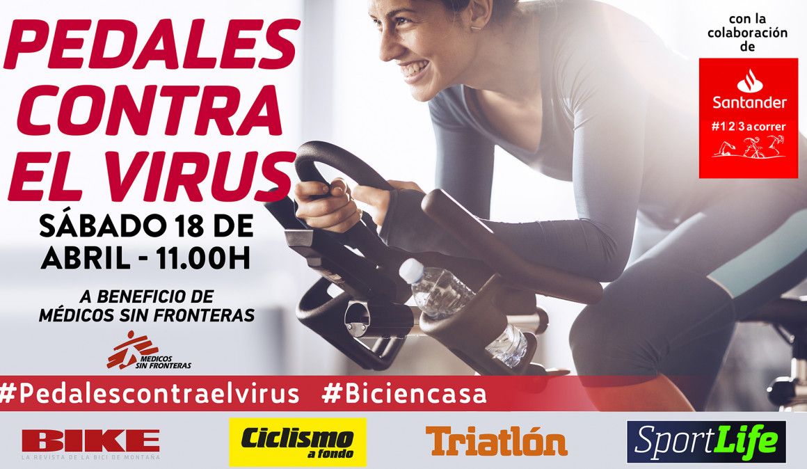 Pedales contra el virus