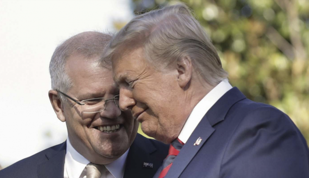 Scott Morrison y Donald Trump Scott Morrison y Donald Trump