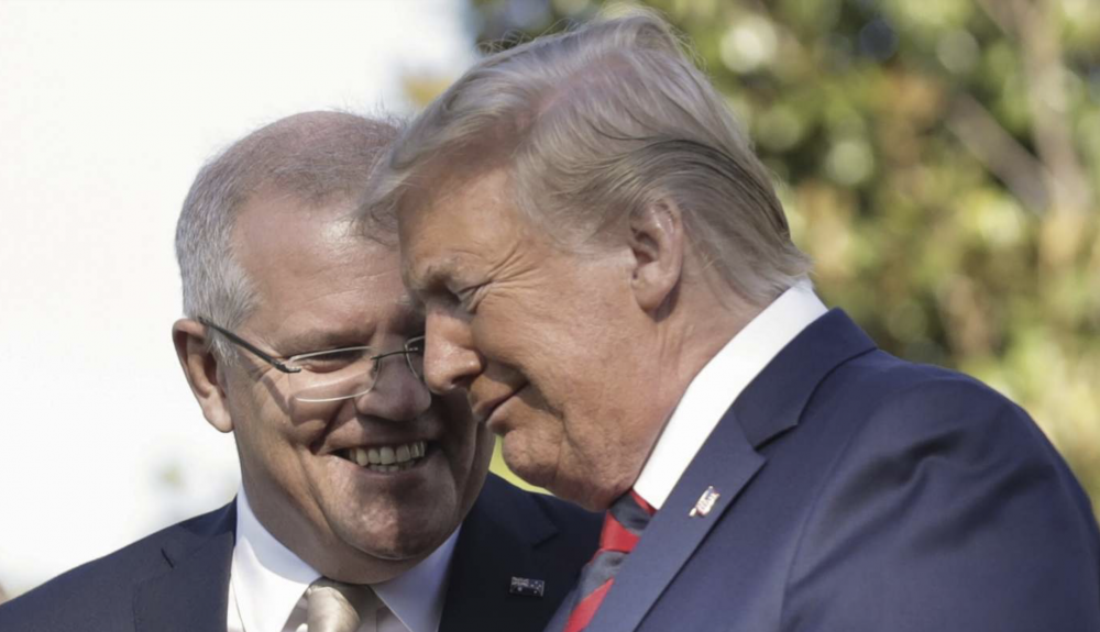 Scott Morrison y Donald Trump