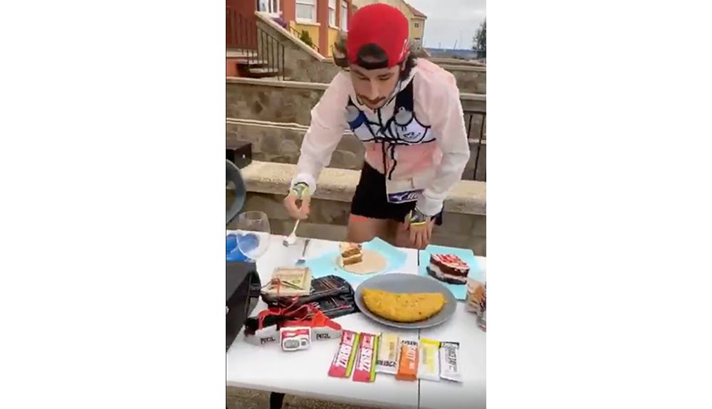 Pablo Villa y su divertido video de un avituallamiento en cuarentena