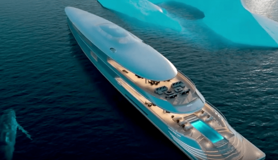Sinot Aqua, el yate impulsado por hidrógeno de Bill Gates Sinot Aqua, el yate impulsado por hidrógeno de Bill Gates