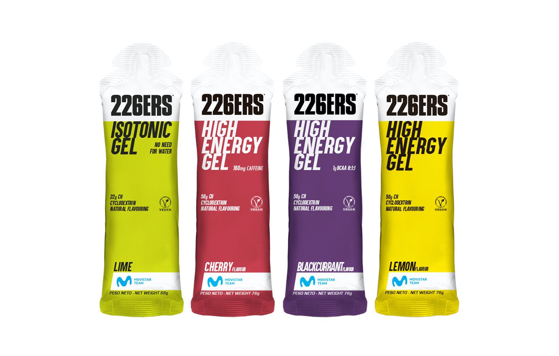 226ers presenta los nuevos ISOTONIC GEL y HIGH ENERGY GEL