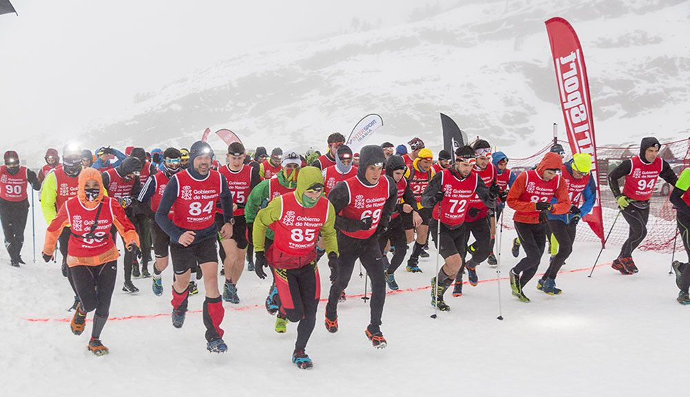 Larra Belagua acoge el Campeonato de España de Snowrunning