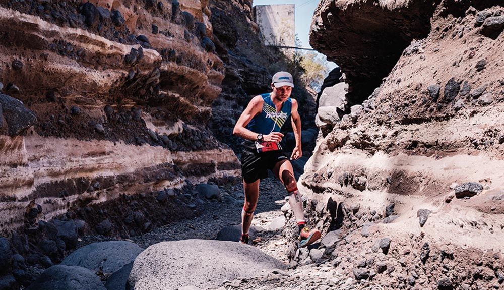 Thibaut Garrivier de nuevo en Transvulcania. Fotografía: Transvulcania