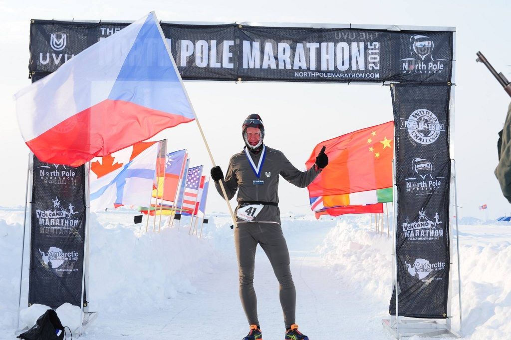Corriendo a 30 grados bajo cero sobre el hielo