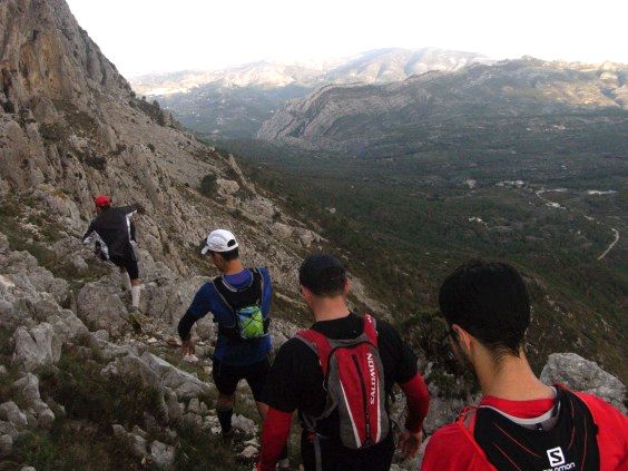 Luis Alberto Hernando y Fernanda Maciel en la I Denia Montgó Trail