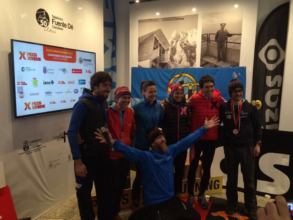Nuria Domínguez y Manuel Merillas Campeones de España de raquetas de nieve