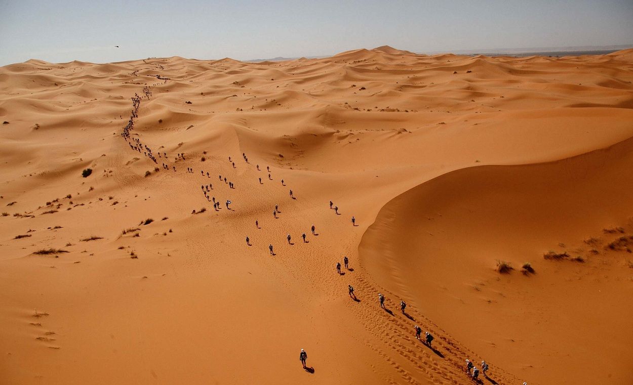 El Marathon des Sables más largo de la historia