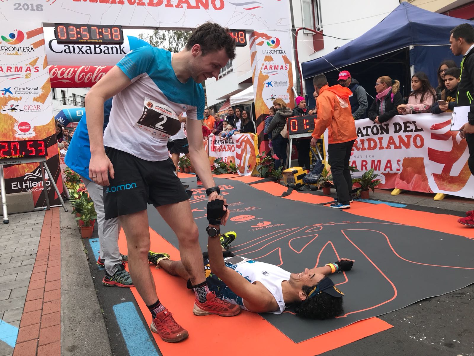 Stian Angermund, un huracán en el Maratón del Meridiano