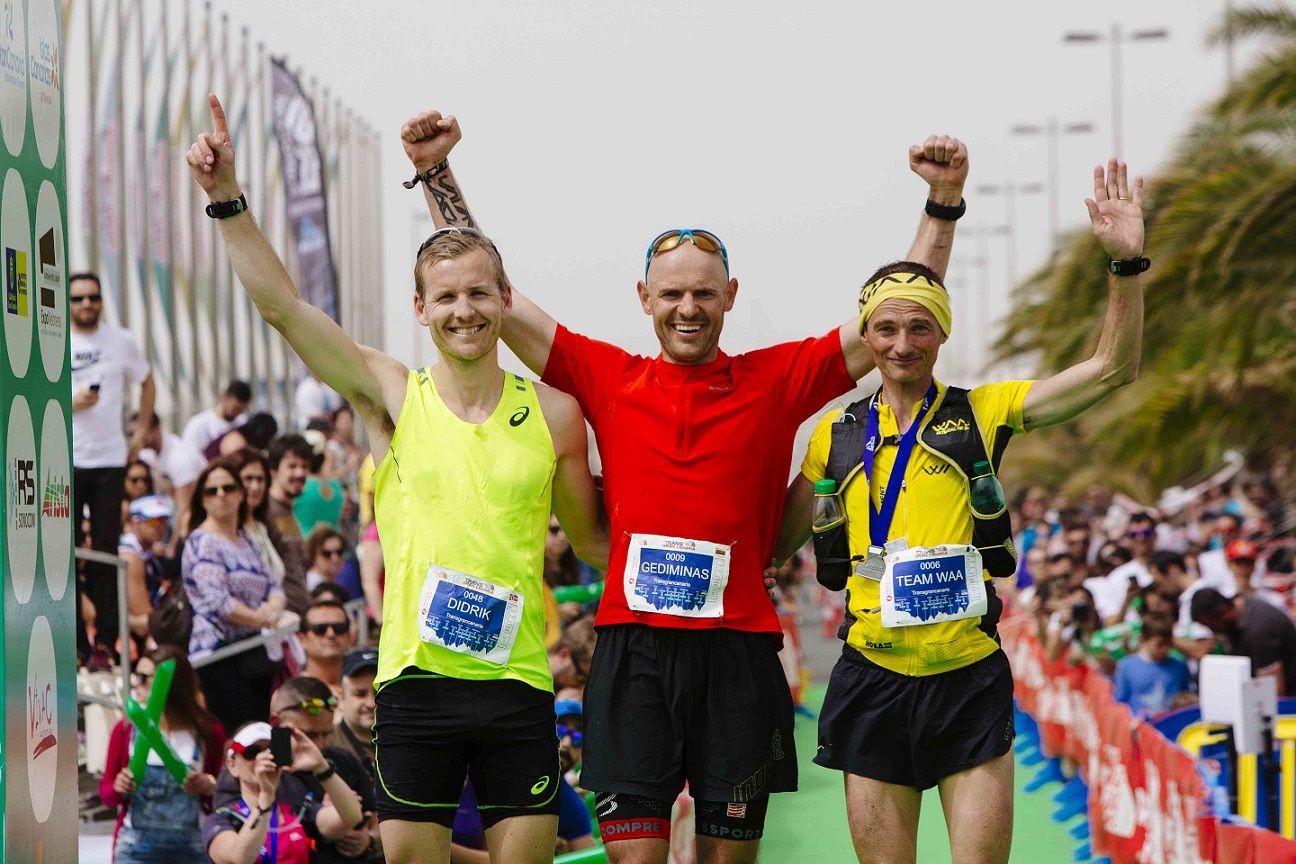 Gediminas Grinius y Nuria Picas, vencedores de la Transgrancanaria