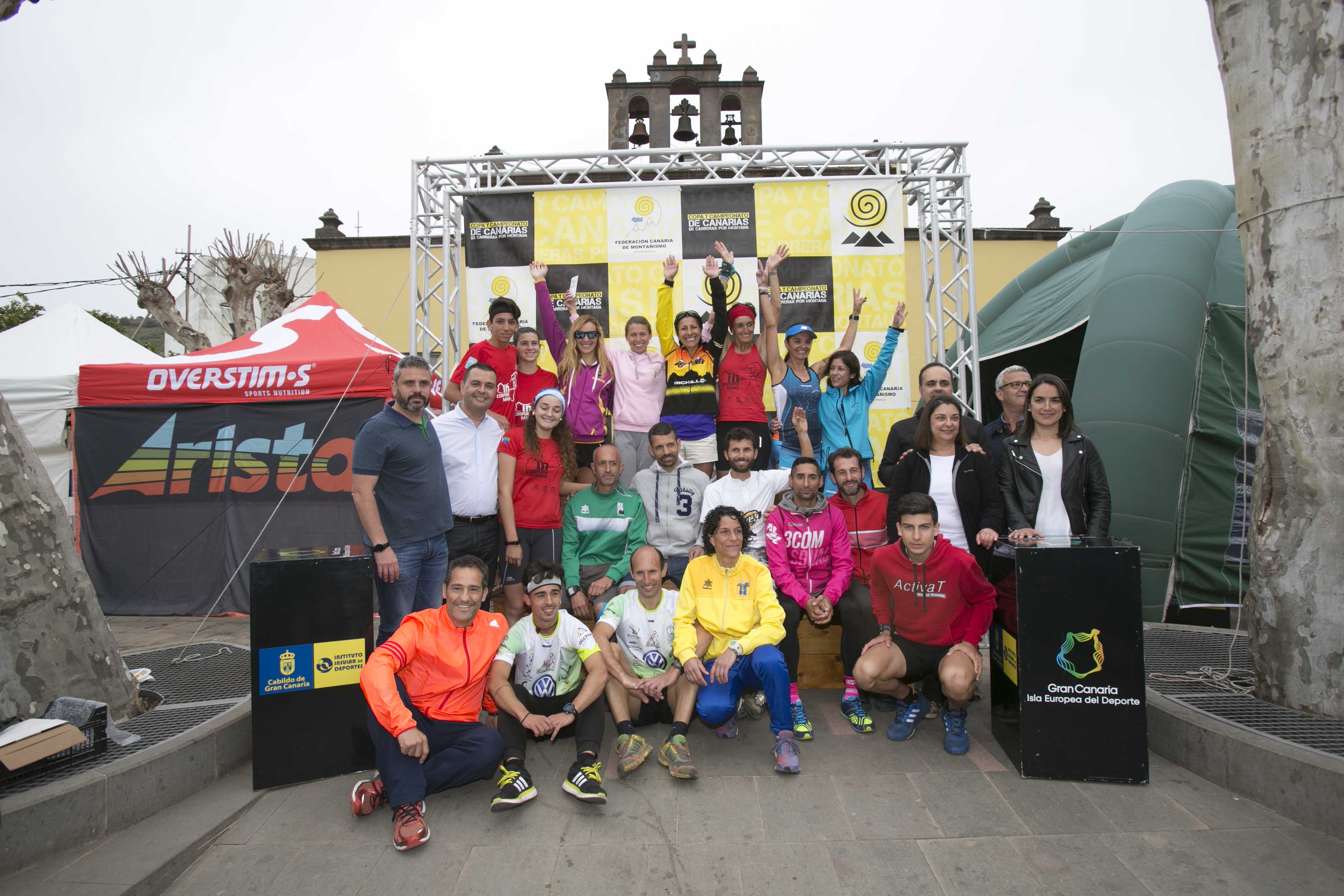 Efrén Segundo y Dominique Van Mechgelen lideran la Copa de Canarias de Carreras por Montaña