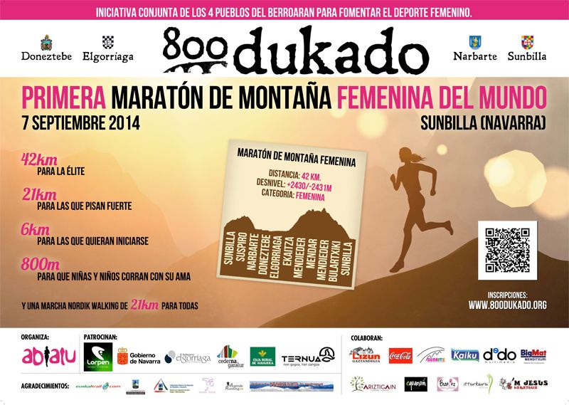 Primera maratón de montaña femenina Primera maratón de montaña femenina