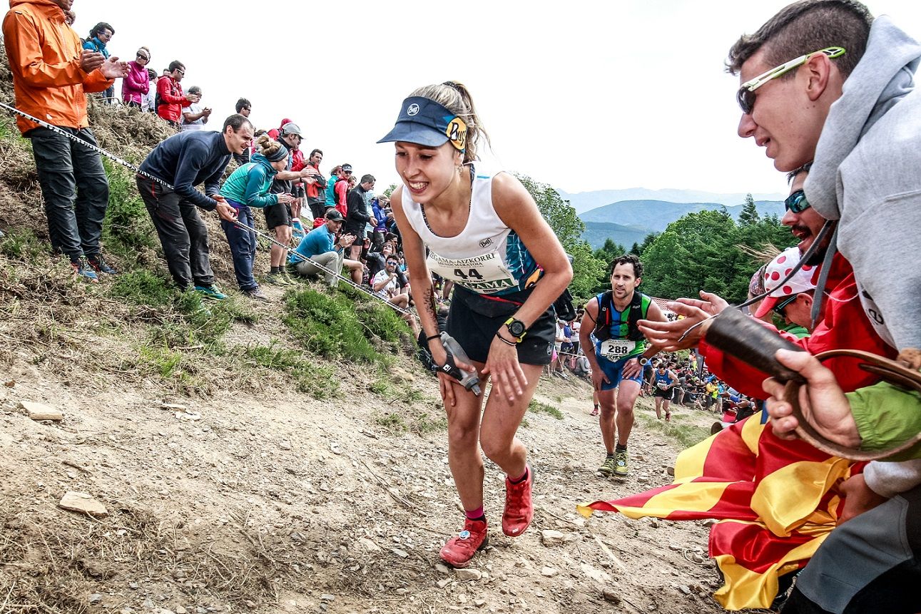 Sheila Avilés, de lanzar la jabalina al podio de Zegama