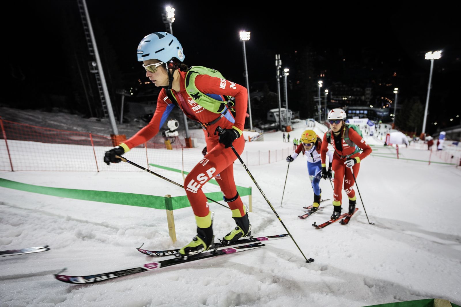Marta García bronce en Dolomitas