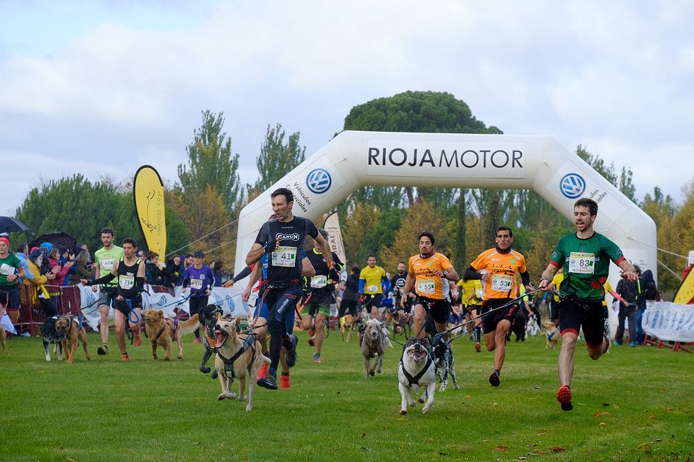 Arranca en Logroño la Liga Rioja Motor de Canicross